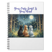 Feline Friends en het maanlicht Notitieboek (Voorkant)