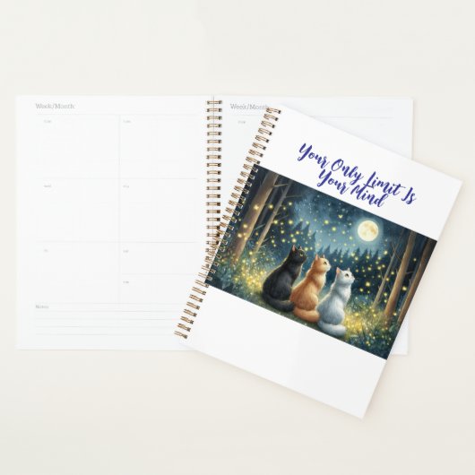Feline Friends en het maanlicht Planner (Display)