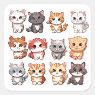 Feline Friends Sticker Collectie