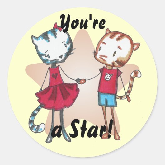 Feline Friends Stickers (Voorkant)