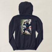 Feline Fury: De meester van de kung fu Hoodie (Design achterkant)