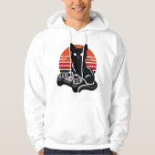Feline Gamer: The Pavsome Controller Kronieken Hoodie (Voorkant)