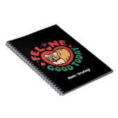 Feline Good heeft vandaag een grillig kattenontwer Notitieboek (Rechterzijde)