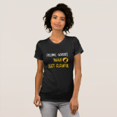 feline good word play cat mom cat lover t-shirt (Voorkant volledig)