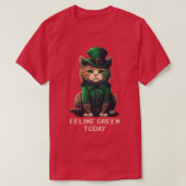 Feline Green Today St T-shirt (Design voorkant)
