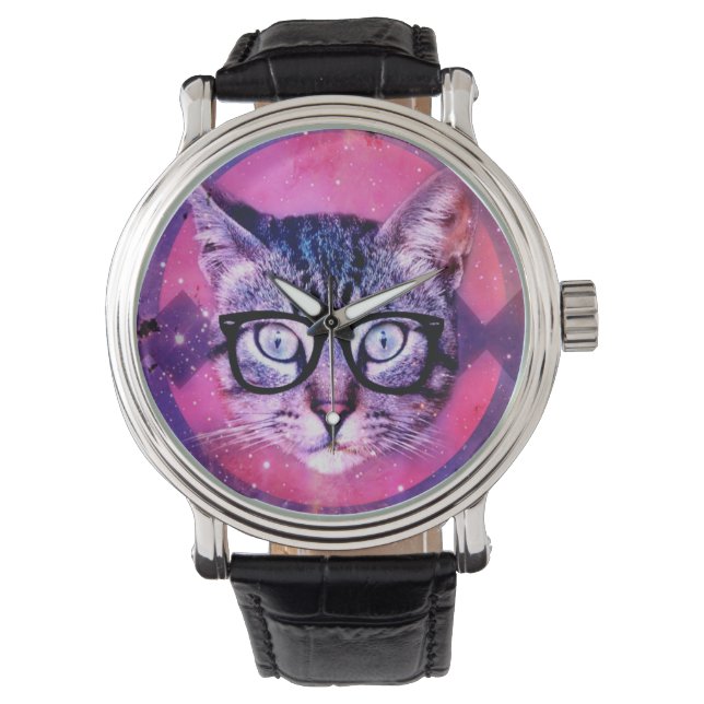 Feline Groovy Watch Horloge (Voorkant)