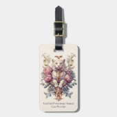 Feline Heraldic Crest Bagagelabel (Voorkant verticaal)