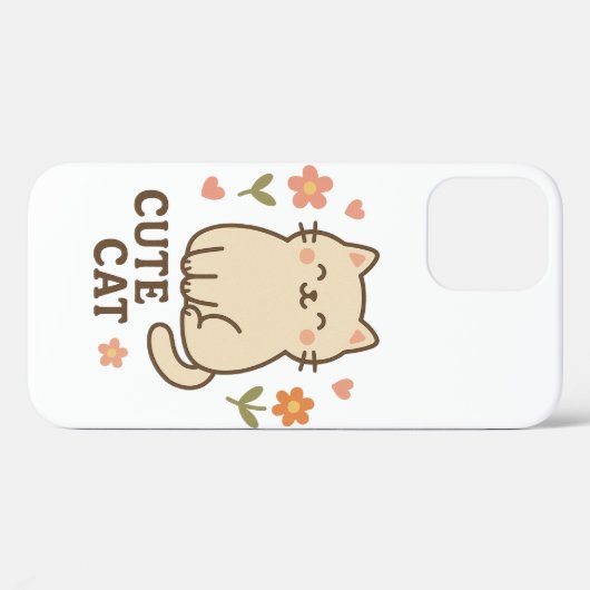 Feline in bloei Case-Mate iPhone case (Achterkant (horizontaal))