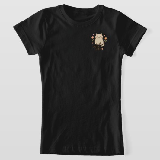 Feline in bloei t-shirt (Laagn)