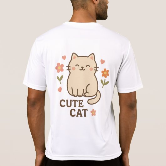 Feline in bloei t-shirt (Achterkant)
