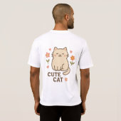 Feline in bloei t-shirt (Achterkant volledig)