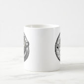 Feline in mijn beker koffiemok (Center)