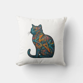 Feline Inferno Kussen