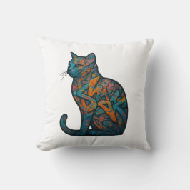 Feline Inferno Kussen