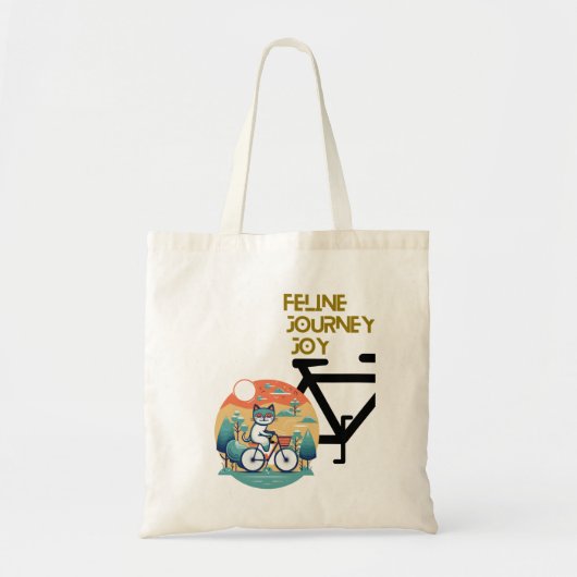 Feline Journey Joy Tote Bag (Voorkant)