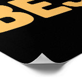 Feline Living Best Life Poster (Hoek)