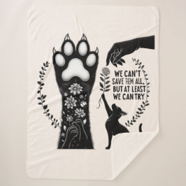 Feline Lover's Delight Sherpa Deken