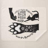 Feline Lover's Delight Sherpa Deken (Voorkant (horizontaal))