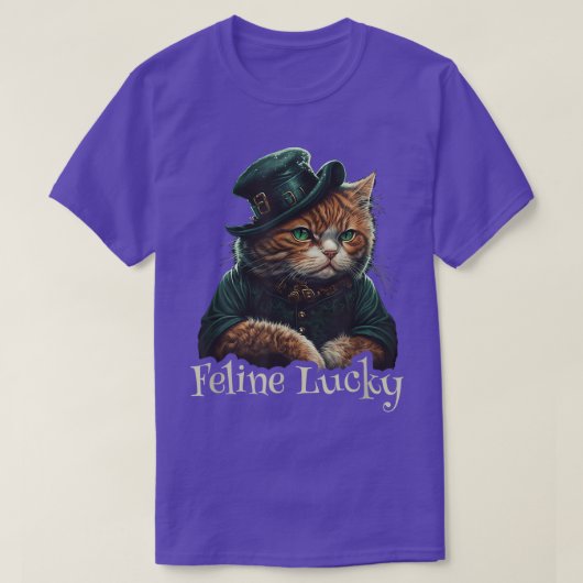 Feline Lucky St T-shirt (Design voorkant)