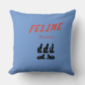 "Feline Majestic". Kussen (Voorkant)