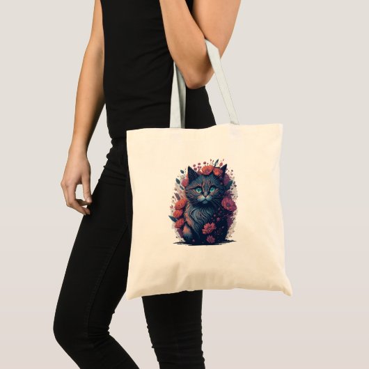 Feline Mode Canvas tas (Voorkant (product))