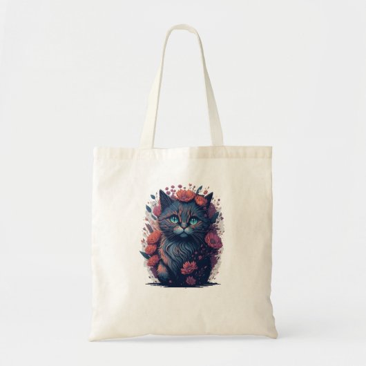 Feline Mode Canvas tas (Voorkant)