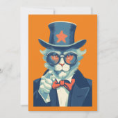 feline oom Sam wil je Kaart (Voorkant)