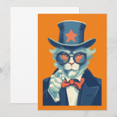 feline oom Sam wil je Kaart (Voorkant / Achterkant)