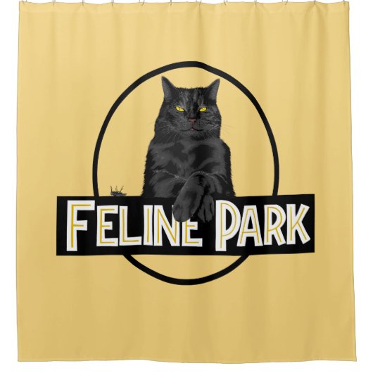 Feline Park Douchegordijn (Voorkant)