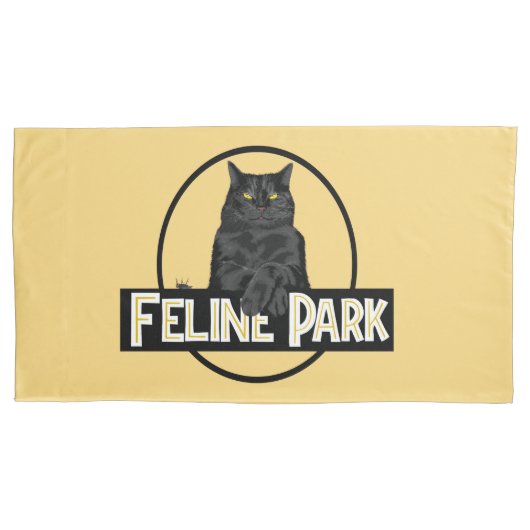 Feline Park Kussensloop (Voorkant-Links)