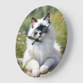 Feline Ragdoll's Impressionist Beauty Grote Klok (Hoek)