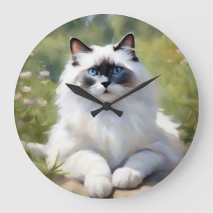 Feline Ragdoll's Impressionist Beauty Grote Klok