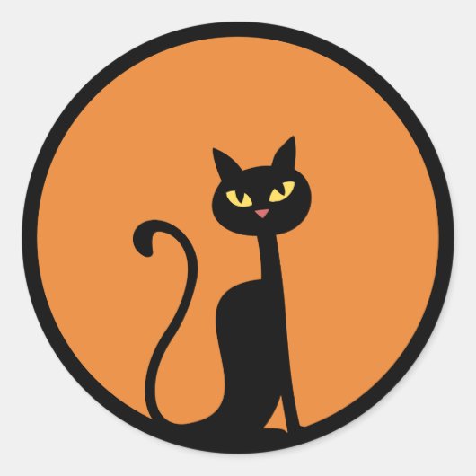 Feline Ronde Sticker (Voorkant)