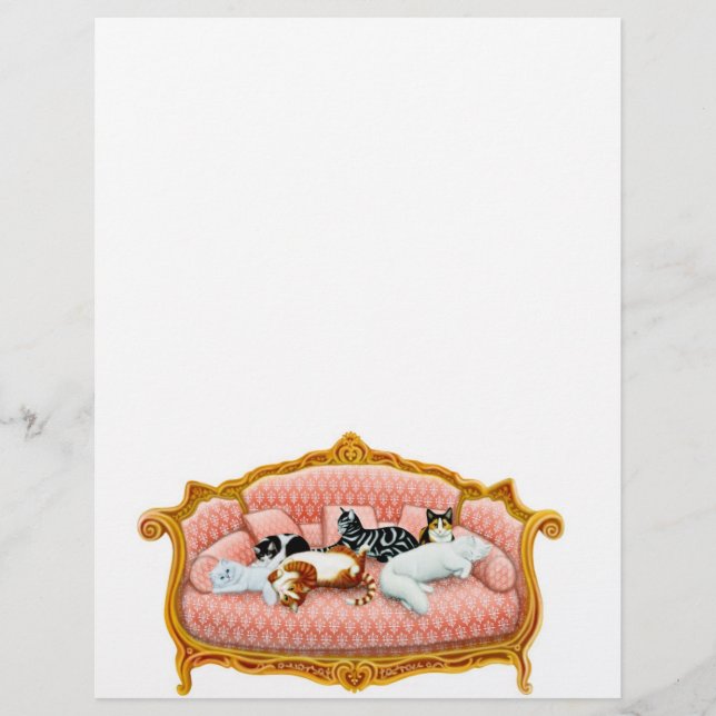 Feline Royalty Letterhead (Voorkant)