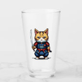 Feline Samurai Warrior Glas (Voorkant)