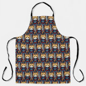 Feline Samurai Warrior Schort (Voorkant)