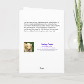 Feline Spooky Cat Halloween Kaart (Achterkant)