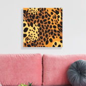 Feline Sproeten Canvas Afdruk (Insitu (Woonkamer))