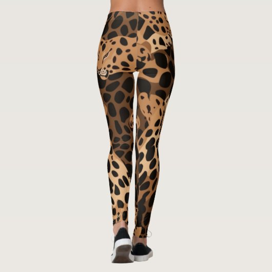 Feline Sproeten Leggings (Achterkant)