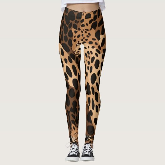 Feline Sproeten Leggings (Voorkant)