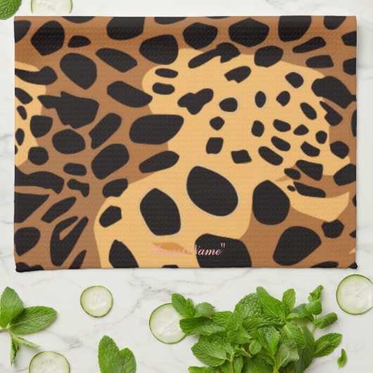 Feline Sproeten Theedoek (Gevouwen)