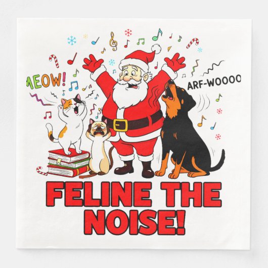 Feline the Noise: Santa’s Musical Mayhem Servet (Voorkant)