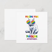 Feline The Purride - Cool Pride Cat LGBTQ (Voorkant / Achterkant)