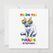 Feline The Purride - Cool Pride Cat LGBTQ (Voorkant)