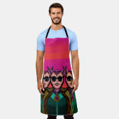 Feline trio schort (Gedragen)