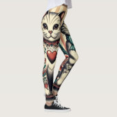 Feline vinto tattoo leggings (Rechts)