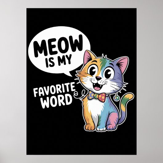 Feline Vocal Preference Poster (Voorkant)