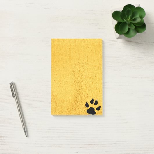 Feline-voetafdruk Post-it® Notes (Kantoor)