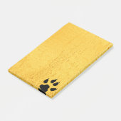 Feline-voetafdruk Post-it® Notes (Schuin)