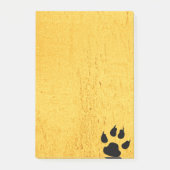 Feline-voetafdruk Post-it® Notes (Voorkant)